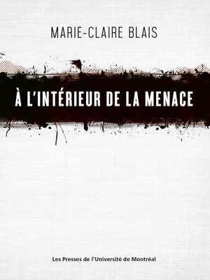 cover image of À l'intérieur de la menace